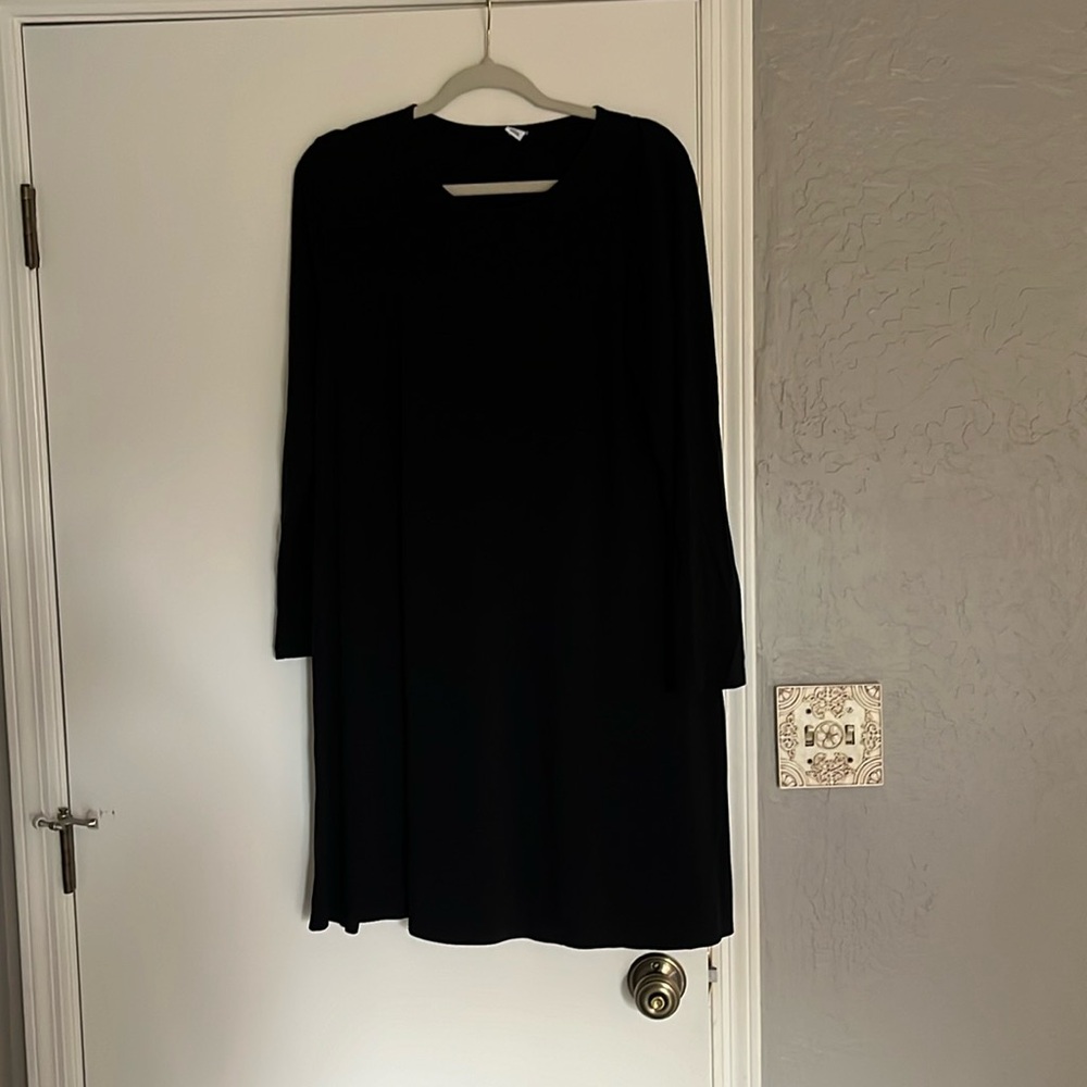 Long sleeve swing dress